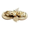 thumbnail image 6 of 14k yellow Gold 3D full body angel Pendant cubic zirconia fine jewelry 9.3g, 6 of 12