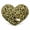 green, variant on Faux Rabbit Fur Leopard Print Heart Throw Pillow, Plush Accent Cushion for Bed & Sofa