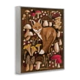 thumbnail image 3 of Stupell Industries Eclectic Fox & Cottage Mushrooms Gray Framed Giclee Art, 24 x 30, by Renee Thompson, 3 of 8