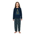 thumbnail image 4 of Merry Chrismukkah Pajamas For The Family And Pet, Blue Pajama Set, Cotton And Polyester, 4 of 7