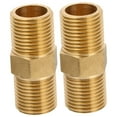 thumbnail image 5 of ULTNICE 2Pcs Garden Water Pipe Connectors Brass Golden for Water Heating, 5 of 8