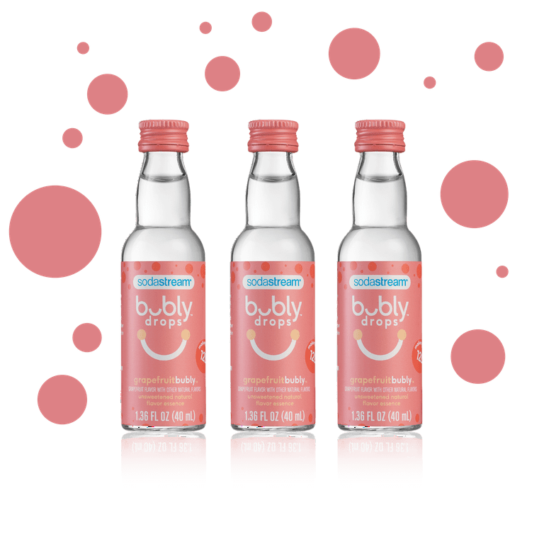 SodaStream Bubly Drops, Grapefruit Flavored Sparkling Water