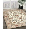 thumbnail image 2 of Ahgly Company Indoor Rectangle Traditional Dark Almond Brown Persian Area Rugs, Swatch Sample, 2 of 6