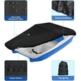 thumbnail image 2 of iCOVER Pedal Boat Cover, Fits 3 or 5 Person Paddle Boats Water Proof Heavy Duty Paddles Cover, Black, 2 of 7