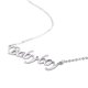 thumbnail image 3 of Fashion Stainless Steel Letters Pendant Necklace Chain Charms Jewelry for Men and Women (Babyboy), 3 of 3