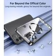 thumbnail image 3 of Magnetic Clear for iPhone 11 Case with Exlusive Build-in Camera Cover [No.1 Strong N52 Magnets] [Compatible with Magsafe] for Women Girls Phone Case (6.1")-Black, 3 of 13