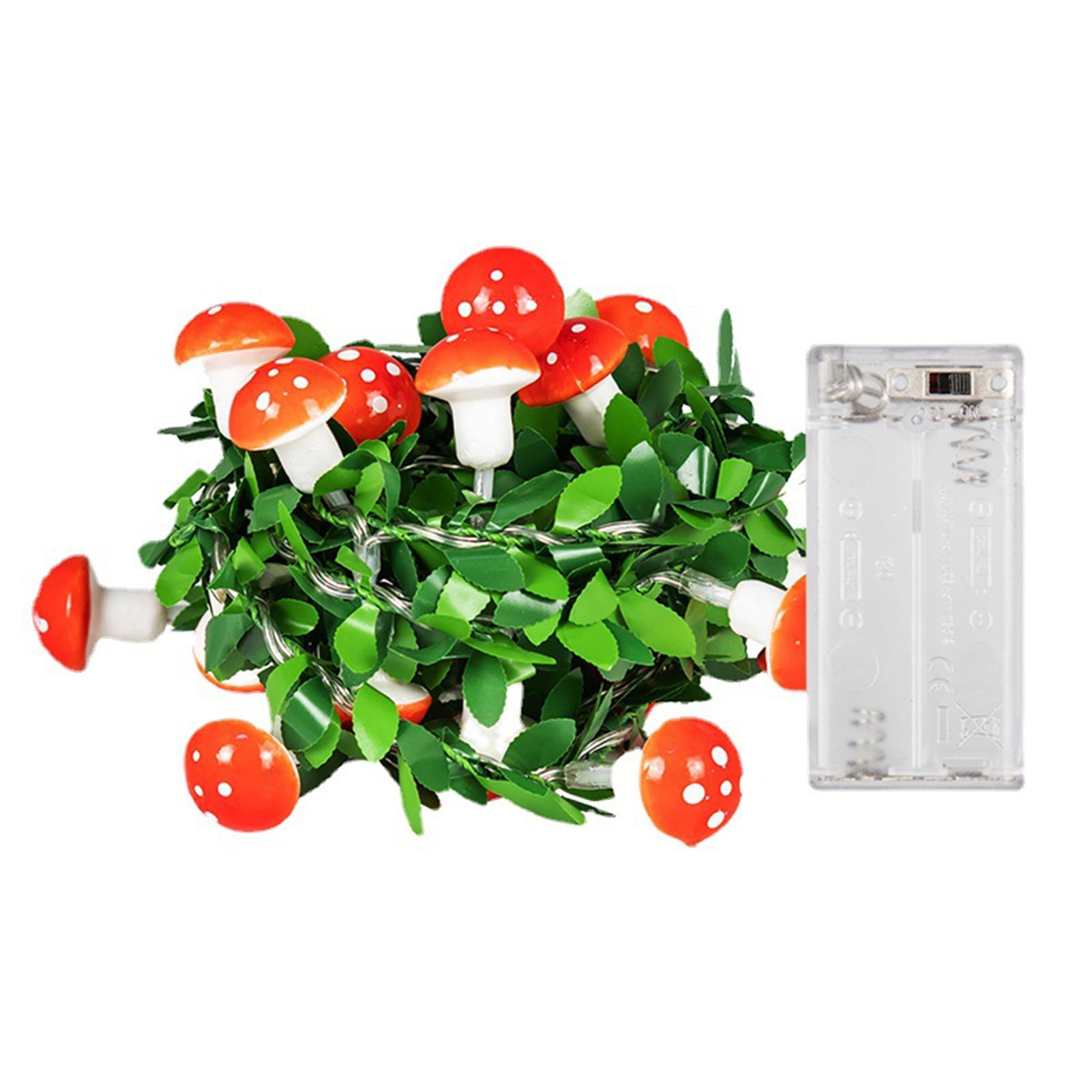 Fogcroll LED String Light Creative Shape Realistic Mushroom String