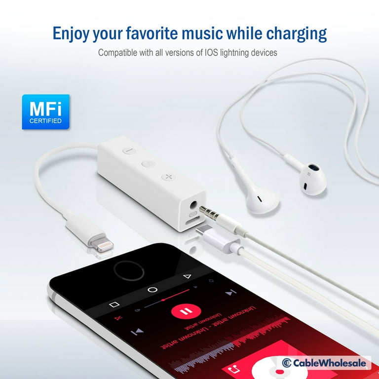 Apple authorized Lightning Male to 3.5mm Audio Jack female