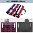 thumbnail image 5 of Yuyamidu Golf Cart Seat Covers with Front Pockets Soft Golf Cart Seat Towel Blanket for 2 Passenger Seats All Weather Protection, 4th of July, 5 of 8
