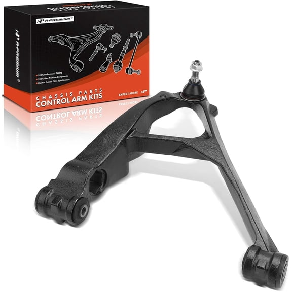 A-Premium Front Right Lower Control Arm, with Ball Joint & Bushing, Compatible with Chevrolet Silverado Suburban Express Avalanche 1500, Tahoe & GMC Sierra Savana 1500, Yukon & Cadillac Escalade