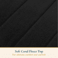 thumbnail image 3 of ComfiTime Memory Foam Bathroom Rug, Non-Slip Bath Mats for Bathroom Floor, Soft & Ultra Absorbent Shower Mat, Quick Dry Machine-Washable Bathmat for Shower & Tubs, 17 x 24, Black, 3 of 9
