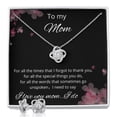 thumbnail image 2 of Mothers Day Gift From Daughter | Mother'S Day Necklace And Earring Gift Set For Mom Beautiful Necklace For Mothers Day Gift From Son To Mom, Necklaces with Meaningful Messages Card Inside, 2 of 6