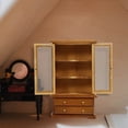 thumbnail image 2 of Miangastore Bibliothèque Miniature Meubles de Maison de Poupée Armoire de Rangement Petite Décoration de Meubles, 2 of 9