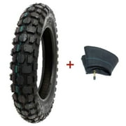 Knobby Tire with Inner Tube 3.00-12 Front or Rear Trail Off Road Dirt Bike Motocross Pit XR CRF 50