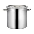 thumbnail image 4 of Olla de cocina de acero inoxidable, utensilios de cocina grandes con tapa, cubo de aceite fácil de limpiar, olla de sopa grande multifuncional para 35cm Macarena ollas grandes para sopa, 4 of 8
