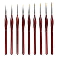 thumbnail image 2 of de pinceles de pintura para herramienta de coloración de bolígrafo de línea de profesion, pinceles para puntas de cabello, pinceles 9 piezas Baoblaze Cepillo de pintura, 2 of 8