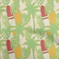 thumbnail image 1 of oneOone Velvet Light Green Fabric Tropical Sewing Material Print Fabric By The Yard 58 Inch Wide, 1 of 4