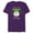 Purple, variant on Star Wars Grogu Mandalorian Keeping It Cute on My Birthday - Short Sleeve Blended T-Shirt for Adults - Customized-Dark Heather