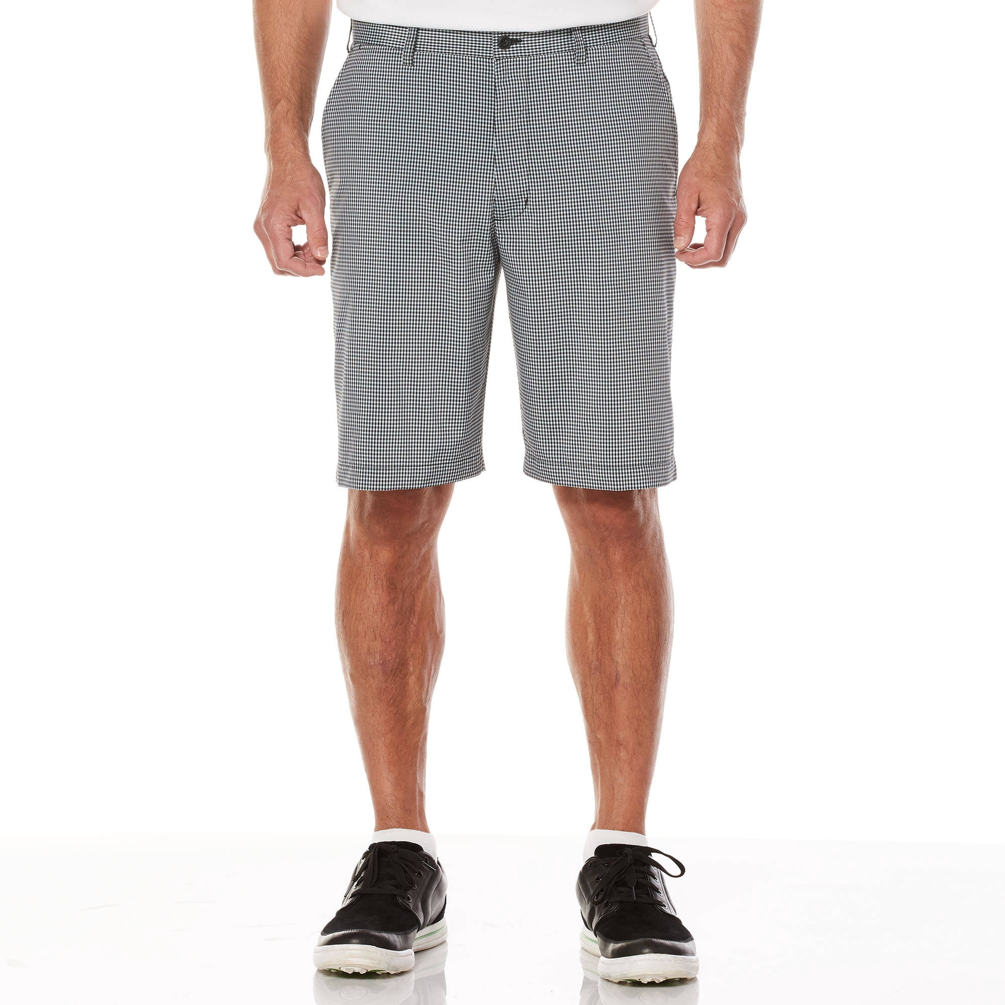 Ben Hogan - Performance Men's Flat Front Mini Gingham Golf Shorts - Walmart.com - Walmart.com