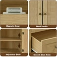 thumbnail image 5 of 2025 New Pantry Cabinet, 72" Tall Kitchen Storage Cabinets with Doors and Adjustable Shelves, Farmhouse Kitchen Hutch Cupboard for Dining Room, Living Room, 5 of 7