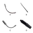 thumbnail image 3 of yingyy 10 Pieces Bike V Brake Noodles Wear-resistant Stable Excellent Protection Insulated Cable Guide Pipe Lubricating Oil Type 4 1Set, 3 of 6