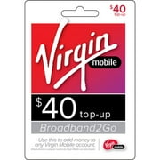 Virgin Mobile $40 Broadband2Go Top-Up Prepaid Card