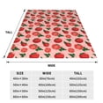thumbnail image 3 of Balery Tomatoes Manta de Felpa Suave y Acogedora – Cobija de Franela Aterciopelada para Cama, Lavable y Cálida para Sofá, Mascotas, Transpirable-40"x30", 3 of 7