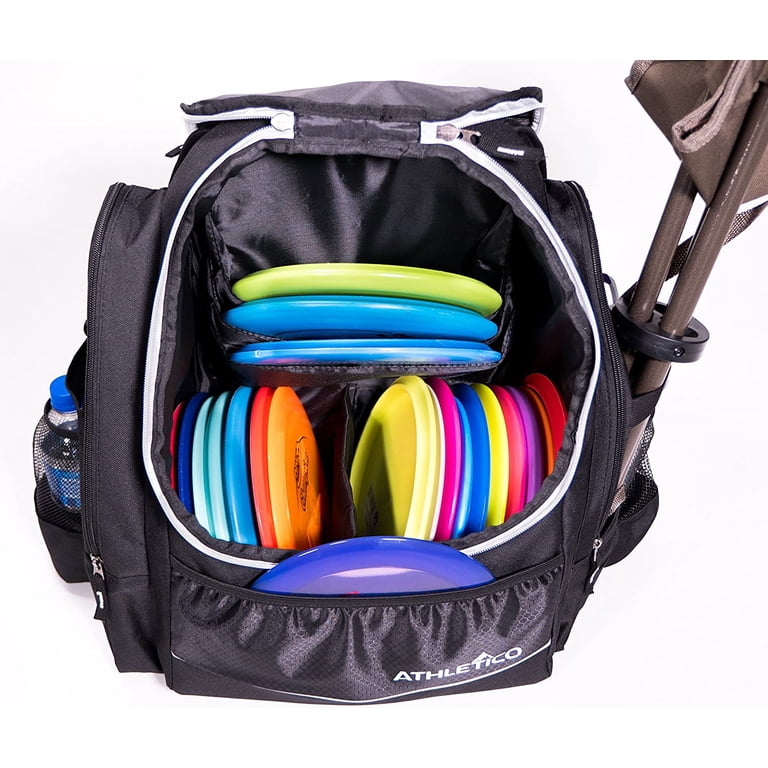 Athletico Power Shot Disc Golf Backpack, 20+ Disc Capacity  display picture 2