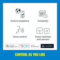 thumbnail image 6 of WiZ LED Smart Wi-Fi Connected 60-Watt A19 Color & Tunable White Light Bulb, Dimmable, 2-Pack, 6 of 10