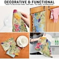 thumbnail image 7 of Dreamtimes Flowers and Butterfly Kitchen Towels, 18 x 28 Inch Super Soft and Absorbent Dish Cloths for Washing Dishes, 4 PCS Reusable Multi-Purpose Microfiber Hand Towels for Kitchen, 7 of 7