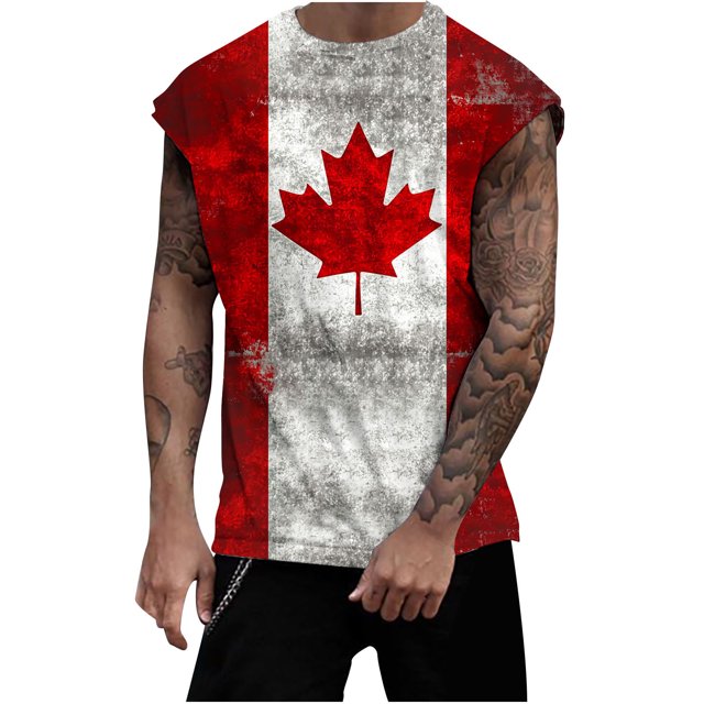 Camisas de Suéter Casual de la Impresión de la Moda sin Mangas, Cuello Redondo Tanque Deportivo para el Verano