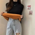 thumbnail image 4 of Suéter Para Mujer Cuello Alto Casual De Blusa Manga Largas, 4 of 8