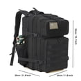 thumbnail image 4 of QT&QY 45L Outdoor Hiking Backpack for Men Molle Daypack 3 Day Gym Travel Rucksack with Bottle Holder, 4 of 6