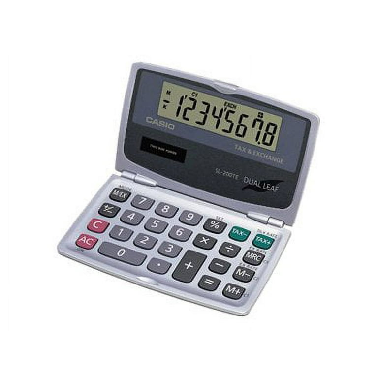 Casio SL-200TE Folding 8 Digit Calculator - Walmart.com
