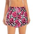 thumbnail image 2 of Gukieu Halloween Pumpkins Print Women's Sports Shorts with Drawstring Elastic Waistband for Running, Yoga, Fitness-X-Large, 2 of 7