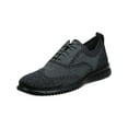 thumbnail image 3 of COLE HAAN GRANDSERIES Mens Black Colorblock Knit Back Pull-Tab Padded 2.zer�grand Wingtip Toe Wedge Lace-Up Oxford Shoes 12 M, 3 of 4