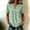 Green, variant on Endives Women's Short Sleeve T-shirt Womens Striped T Shirts Plus Size Short Sleeve V Neck Summer Loose Tops Button Blouse T Shirts for Women Summer Sale