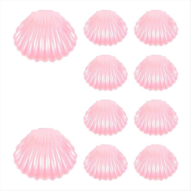 Cajas de Dulces de Concha de PláStico Soporte para Golosinas de Galletas Cajas de Almacenamiento de Joyas de Maquillaje Favor de Fiesta de CumpleañOs de Boda para Baby Shower,B
