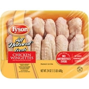 Tyson All Natural* Fresh Chicken Wingettes, 1.5 lb