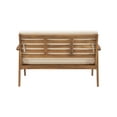 thumbnail image 3 of Linon Cole 4-Piece Acacia Outdoor Conversation Set with Coffee Table, Loveseat & Chairs, Natural/Beige, 3 of 27