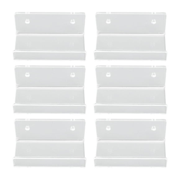 Clear Acrylic Record Shelf, Multi Functional Easy Installation Wall Mount Vinyl Record Shelf For CD Albums For Bedroom