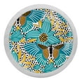 thumbnail image 1 of 4PCS Round Butterfly Cabinet Fluorescence Knob Glowing in the Dark Furniture Drawer Pulls Handle with Screws, 1 of 5