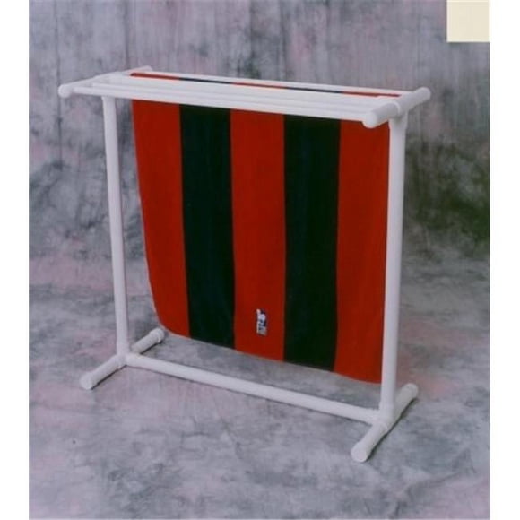Outdoor Lamp company 405B Portable Outdoor 5 Bar Towel Rack - Bone