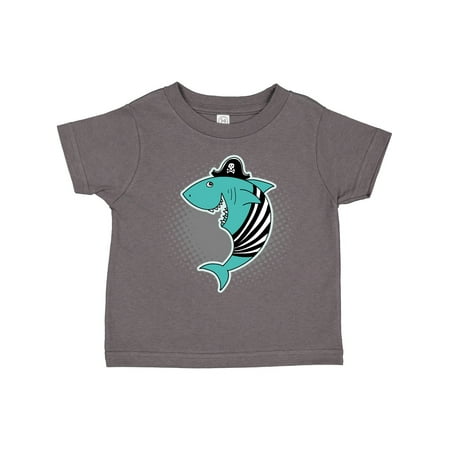 

Inktastic Shark Pirate Funny Gift Toddler Boy or Toddler Girl T-Shirt