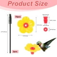 thumbnail image 2 of Unique Bargains Hummingbird Feeder Parts Durable Hummingbird Feeder Replacement Flowers Easy Installation 3 Colors with Cleaning Brush 17 Pcs, 2 of 7
