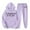 Light Purple, variant on dGslk Red Hooded Sweatshirt and Sweatpants Set, STRONGER THAN THE STORM Motivational Print, Unisex Casual Tracksuit, Soft Fleece, Comfortable Loungewear for Men and Women Black L