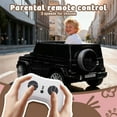 thumbnail image 4 of Track Seven 24V Ride on Car, Licensed Mercedes-Benz G500 Electric Car with Remote Control, Bluetooth, LED Lights, Max Speed 5.7 mph, 24V Ride on Truck for Boys Girls Age 3+, Black, 4 of 7