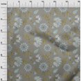 thumbnail image 2 of oneOone Georgette Viscose Medium Gray Fabric Mandala & Floral Quilting Supplies Print Sewing Fabric By The Yard 42 Inch Wide, 2 of 4