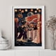 thumbnail image 5 of Matsuzay Paquete de 3 dibujos animados Cool Cat Halloween patrón sin marco desmontable lienzo colgante imagen impermeable Multicolor Color-fast Poster Decoración del hogar Matsuzay HA011819-00, 5 of 6