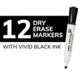 thumbnail image 3 of BIC Intensity Black Low Odor Dry Erase Markers, Chisel Tip, 12-Count Pack of Erasable Markers, 3 of 9